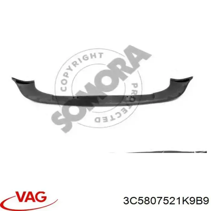 Spoiler do pára-choque traseiro VAG 3C5807521K9B9 preço, a partir de 43,36 USD