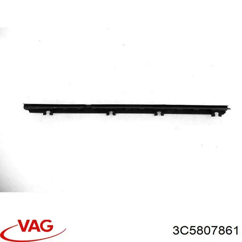 Compre 3C5807861 VAG Consola central do pára-choque traseiro
