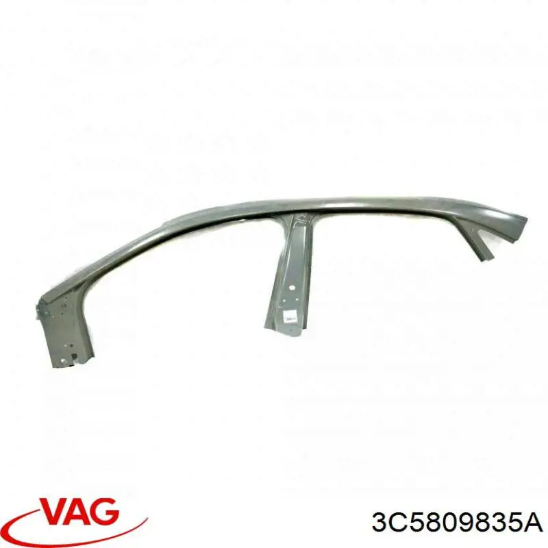 Vão da porta esquerda dianteira VAG 3C5809835A preço, a partir de 1334,97 USD