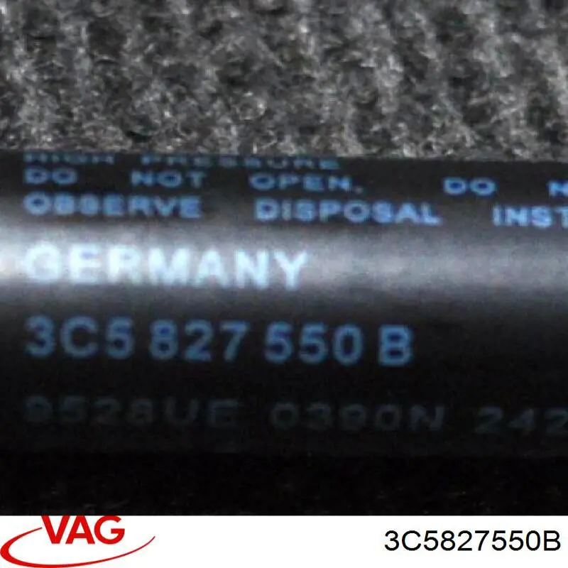 Compre 3C5827550B VAG Amortecedor de tampa de porta-malas (de 3ª/5ª porta traseira)