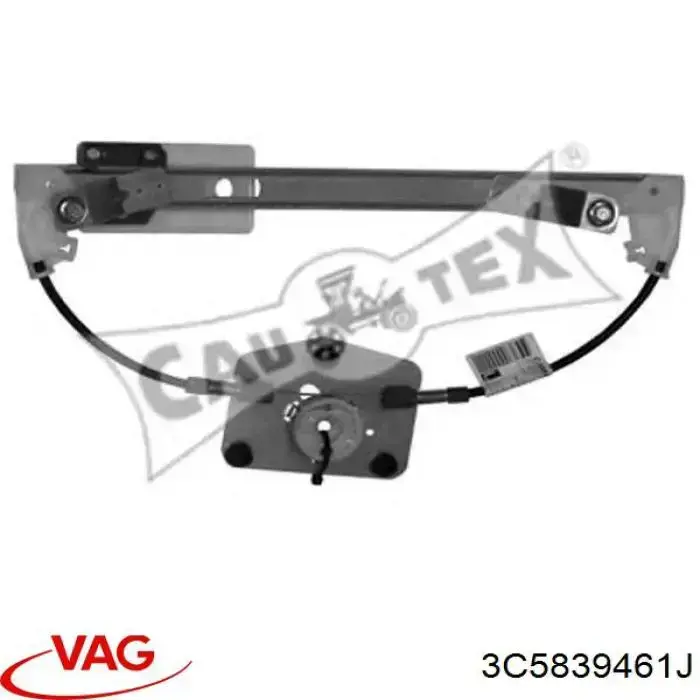Mecanismo de acionamento de vidro da porta traseira esquerda VAG 3C5839461J preço, a partir de 66,93 USD