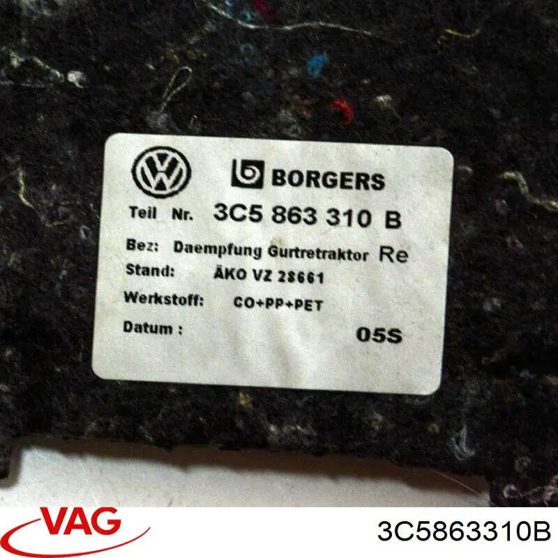  VAG 3C5863310B preço, a partir de 38,06 USD