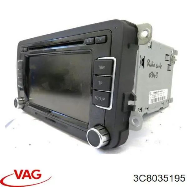 Aparelhagem de som (rádio AM/FM) VAG 3C8035195 preço, a partir de 126,21 USD