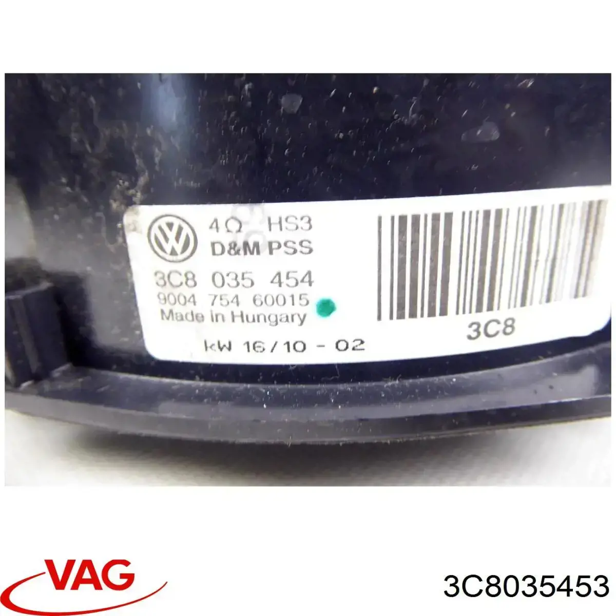 Alto-falante da porta dianteira VAG 3C8035453 preço, a partir de 59,59 USD