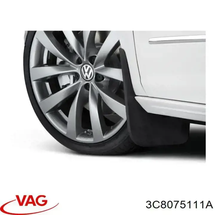 3C8075111A VAG Protetores de lama dianteiros, kit