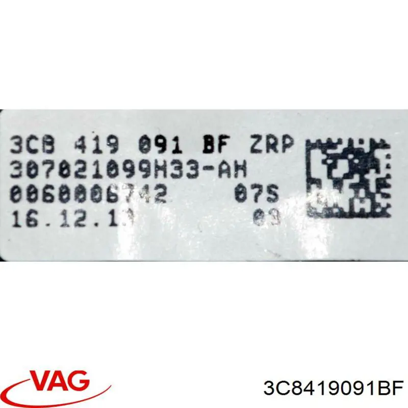 Compre 3C8419091BF VAG Volante