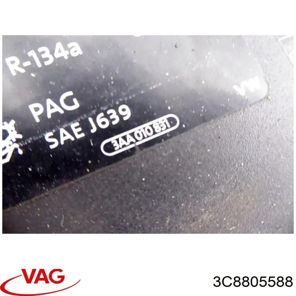 Compre 3C8805588 VAG Suporte do radiador montado (painel de montagem de fixação das luzes)