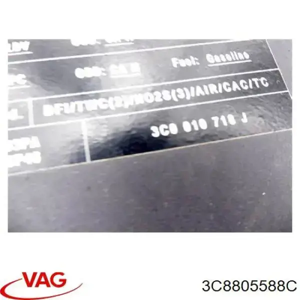 Suporte do radiador montado (painel de montagem de fixação das luzes) 3L805012 AND