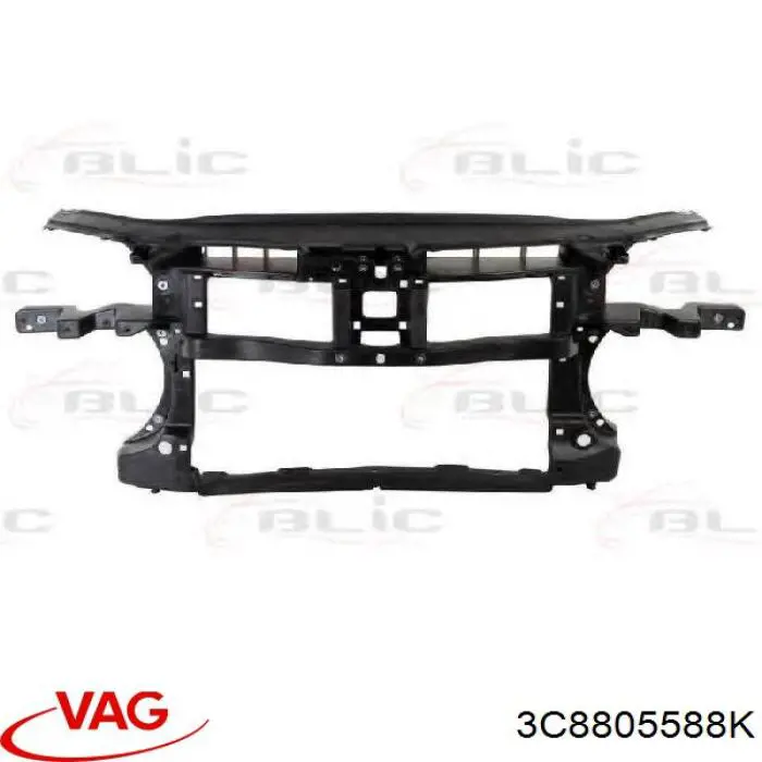 Compre 3C8805588H VAG Suporte do radiador montado (painel de montagem de fixação das luzes)