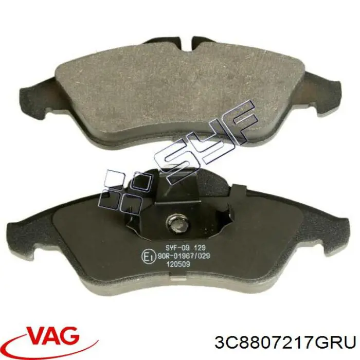 3C8807217GRU VAG Pára-choque dianteiro