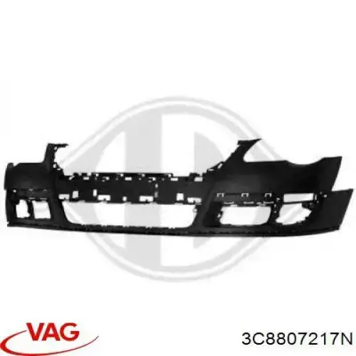 3C8807217N VAG Pára-choque dianteiro