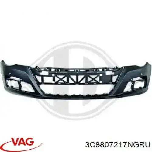 3C8807217NGRU VAG Pára-choque dianteiro