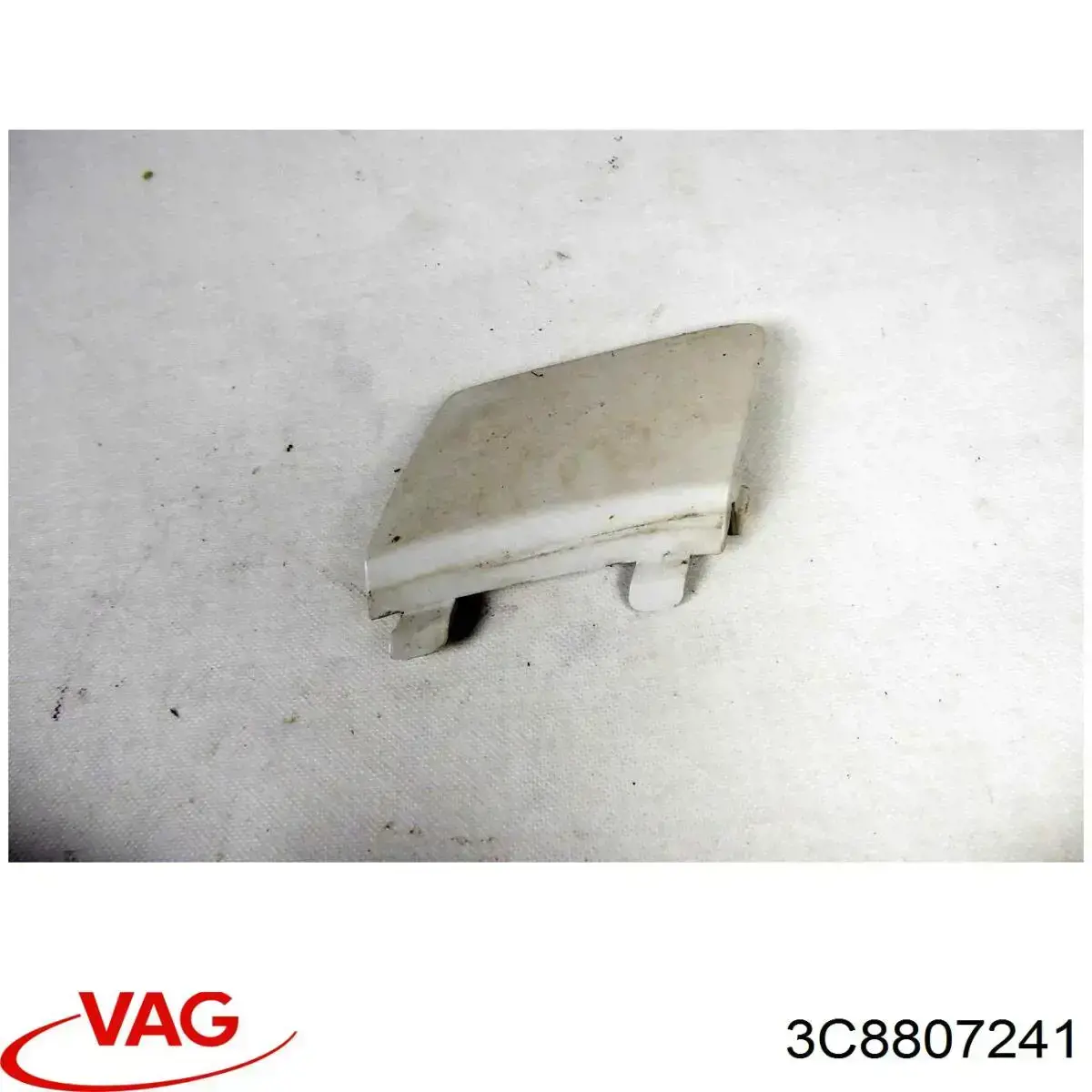 3C8807241 VAG Tampão dianteira do pára-choque do gancho de reboque