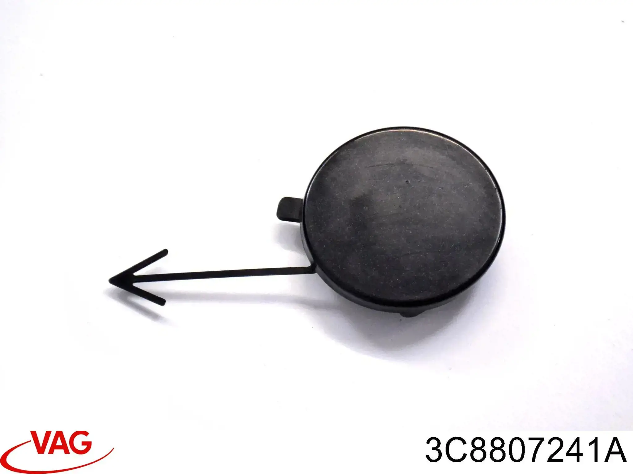 Tampão dianteiro direito do pára-choque do gancho de reboque VAG 3C8807241A preço, a partir de 16,04 USD