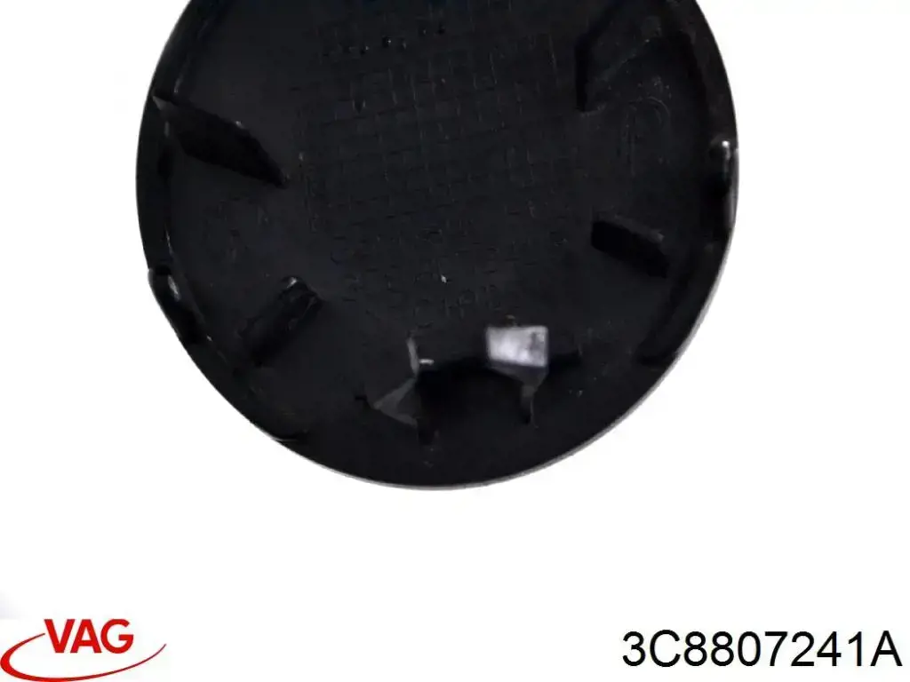 Compre 3C8807241A VAG Tampão dianteiro direito do pára-choque do gancho de reboque
