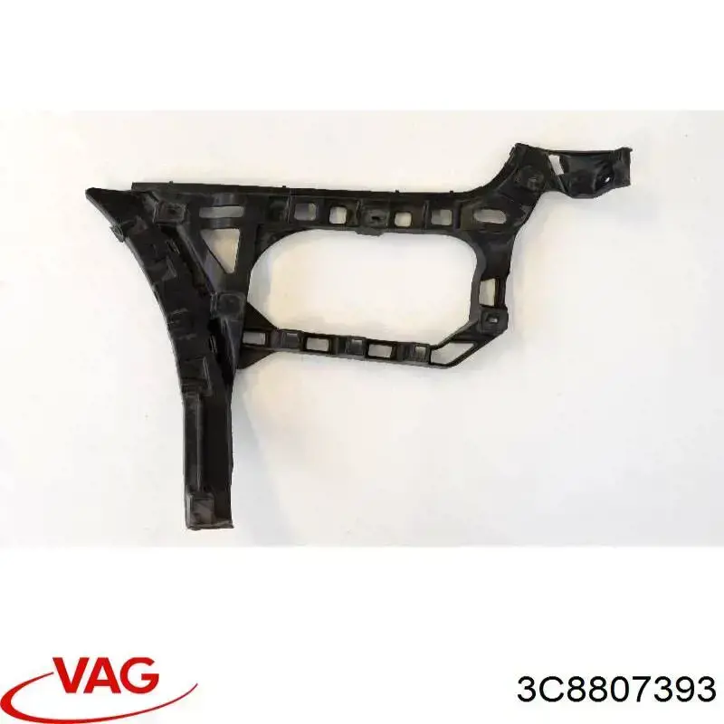 Compre 3C8807393 VAG Consola esquerda do pára-choque traseiro