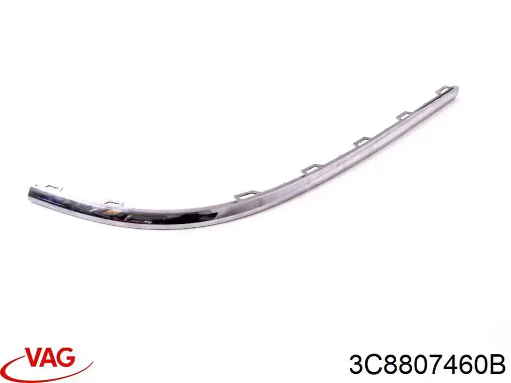 Moldura esquerda do pára-choque traseiro VAG 3C8807460B preço, a partir de 40,40 USD