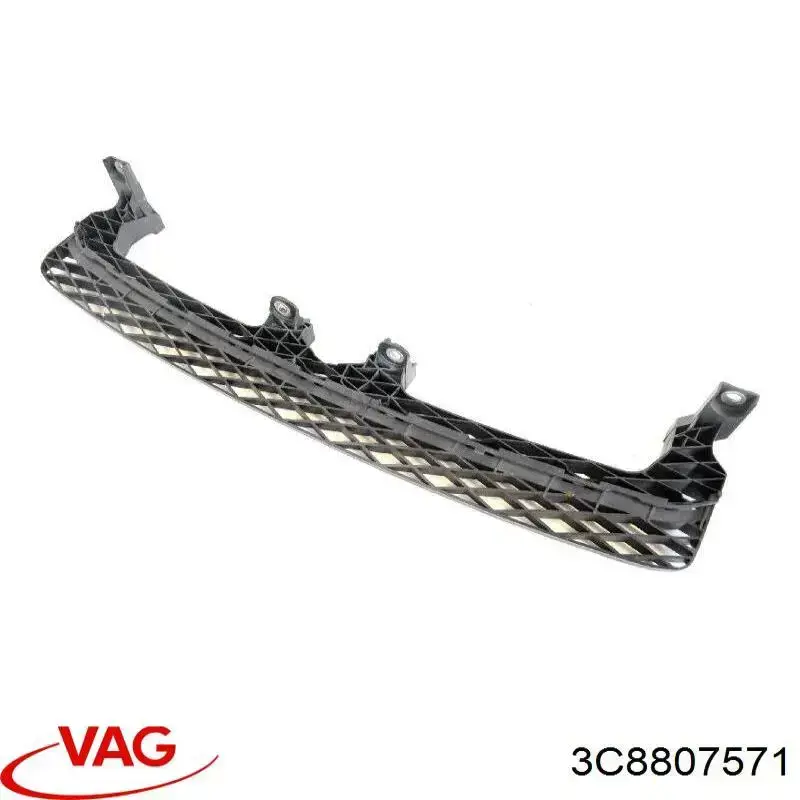 3C8807571 VAG Guia do pára-choque dianteiro