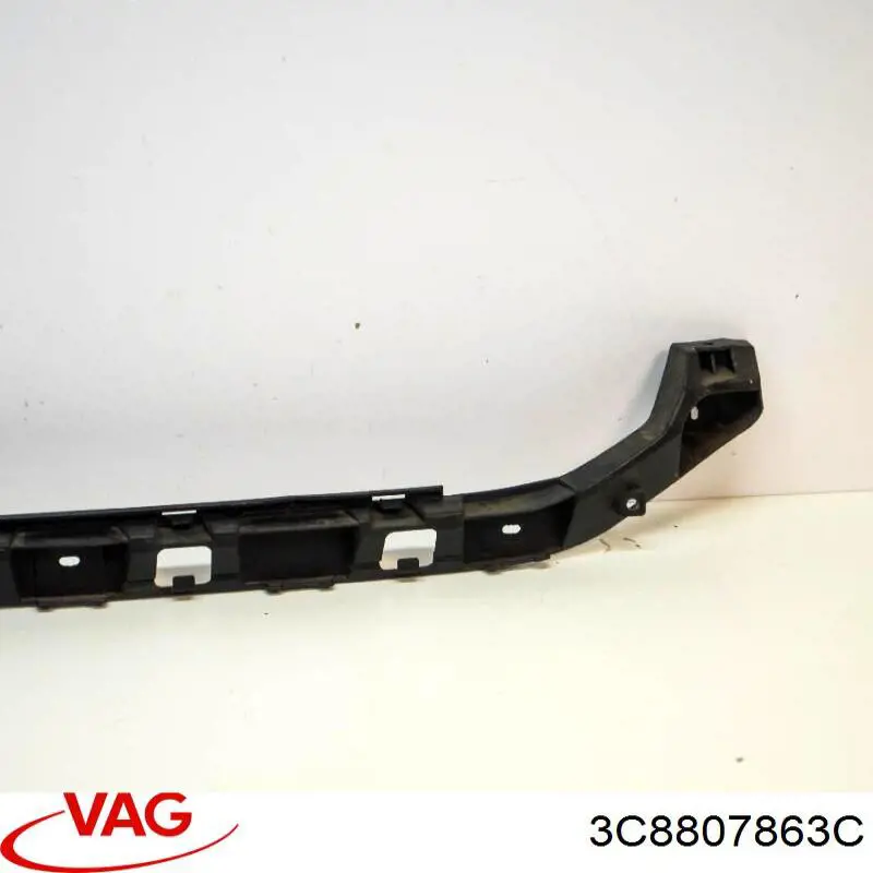 3C8807863C VAG Consola esquerda do pára-choque traseiro