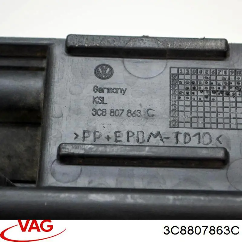 Consola esquerda do pára-choque traseiro VAG 3C8807863C preço, a partir de 25,06 USD