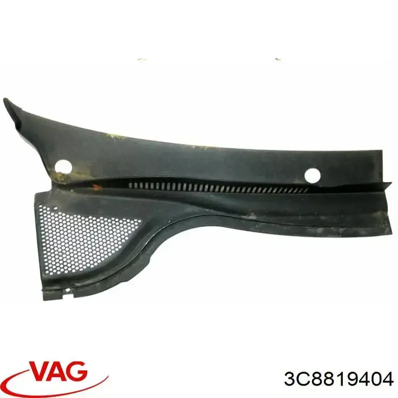 3C8819404 VAG Grelha direita de limpadores de pára-brisa