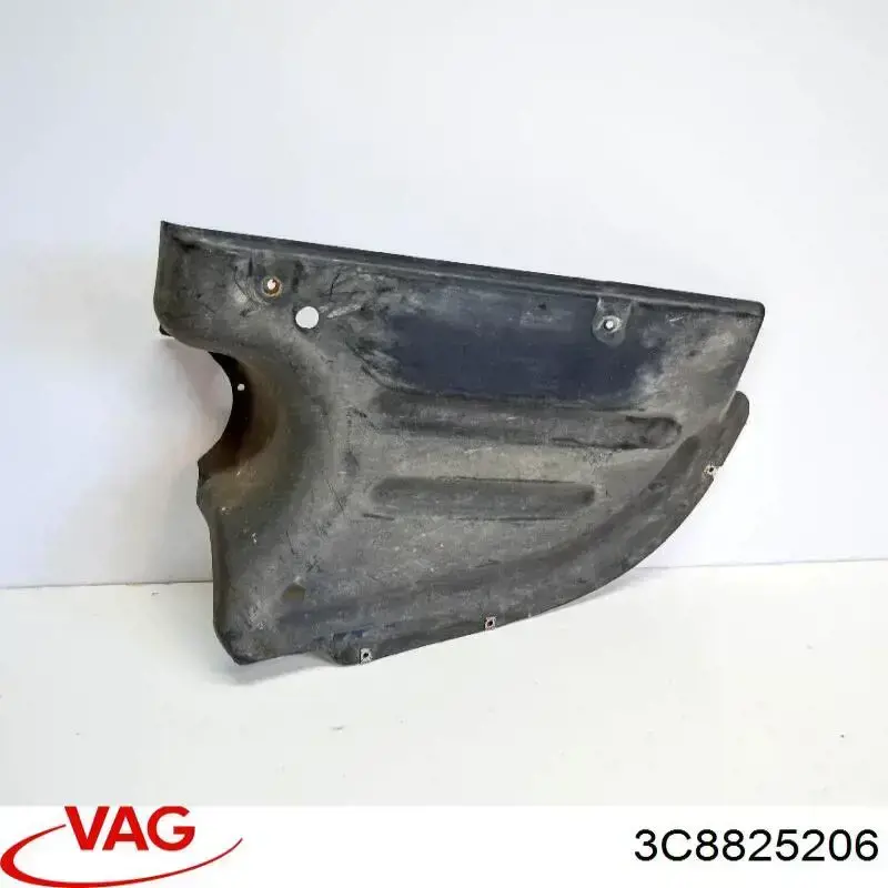 Proteção de fundo traseira direita VAG 3C8825206 preço, a partir de 80,39 EUR