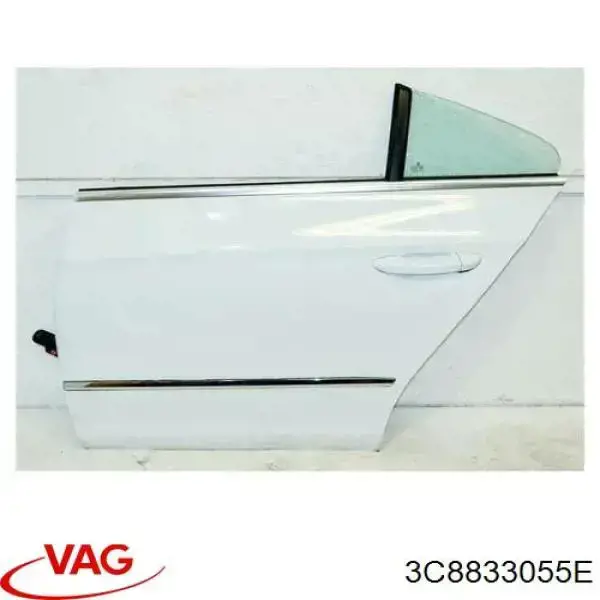 3C8833055E VAG Porta traseira esquerda
