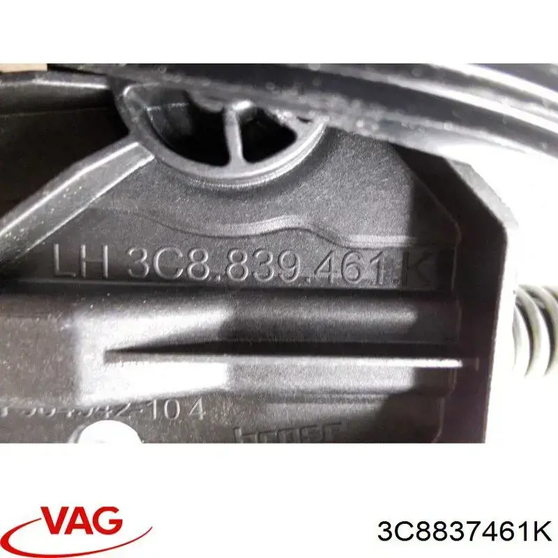 Mecanismo de acionamento de vidro da porta dianteira esquerda para Volkswagen Passat CC B7 358
