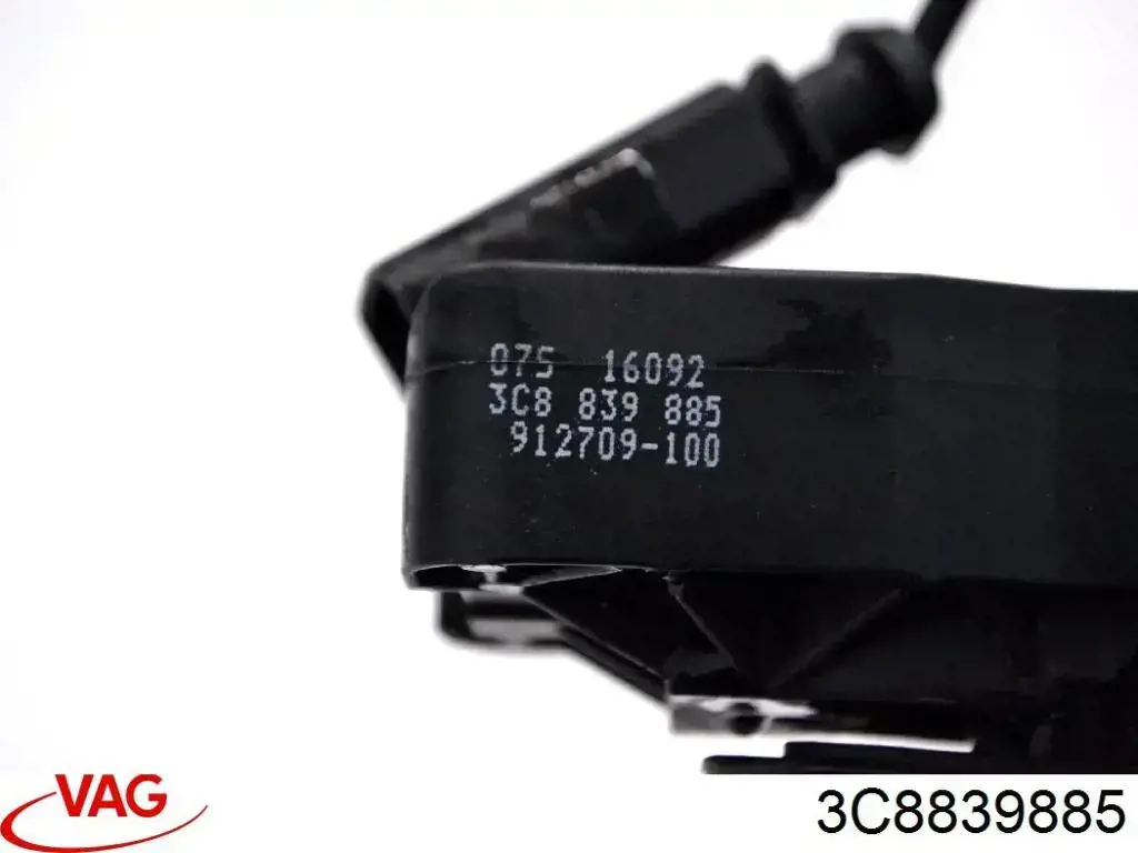 Compre 3C8839885 VAG Suporte de maçaneta externa da porta de portas esquerdas