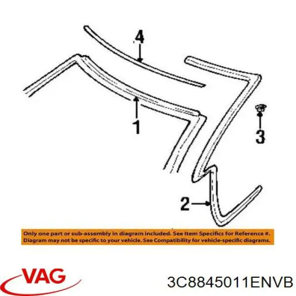 Pára-brisas VAG 3C8845011ENVB preço, a partir de 155,66 USD