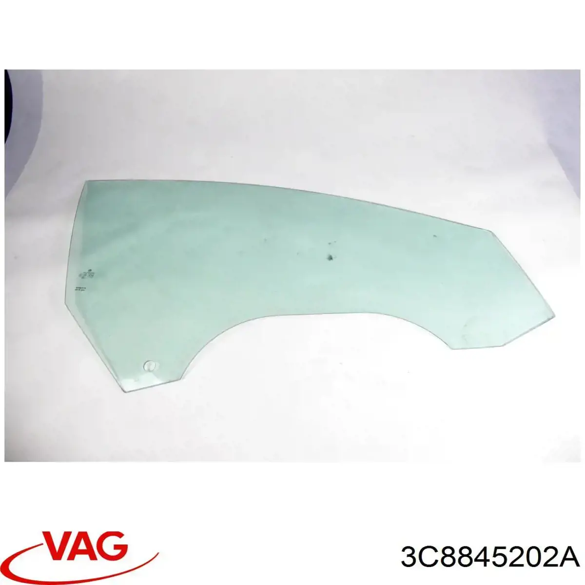 3C8845202A VAG Vidro da porta dianteira direita