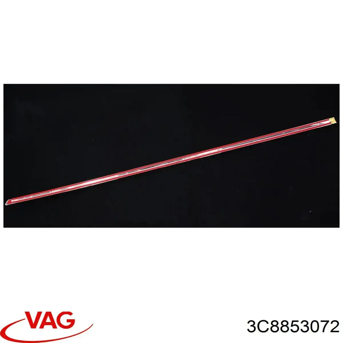 3C8853072 VAG Moldura da porta dianteira direita