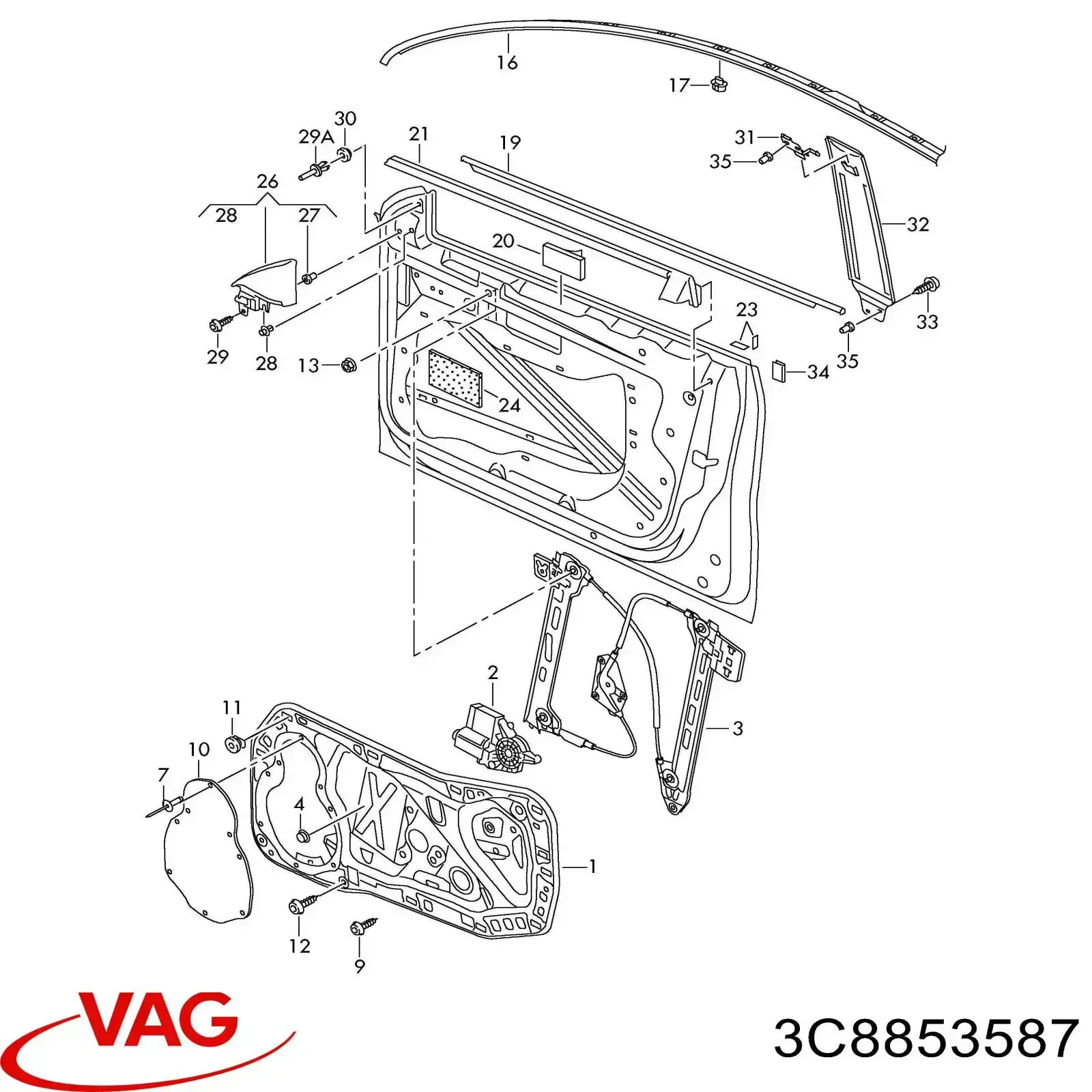 3C8853587 VAG 