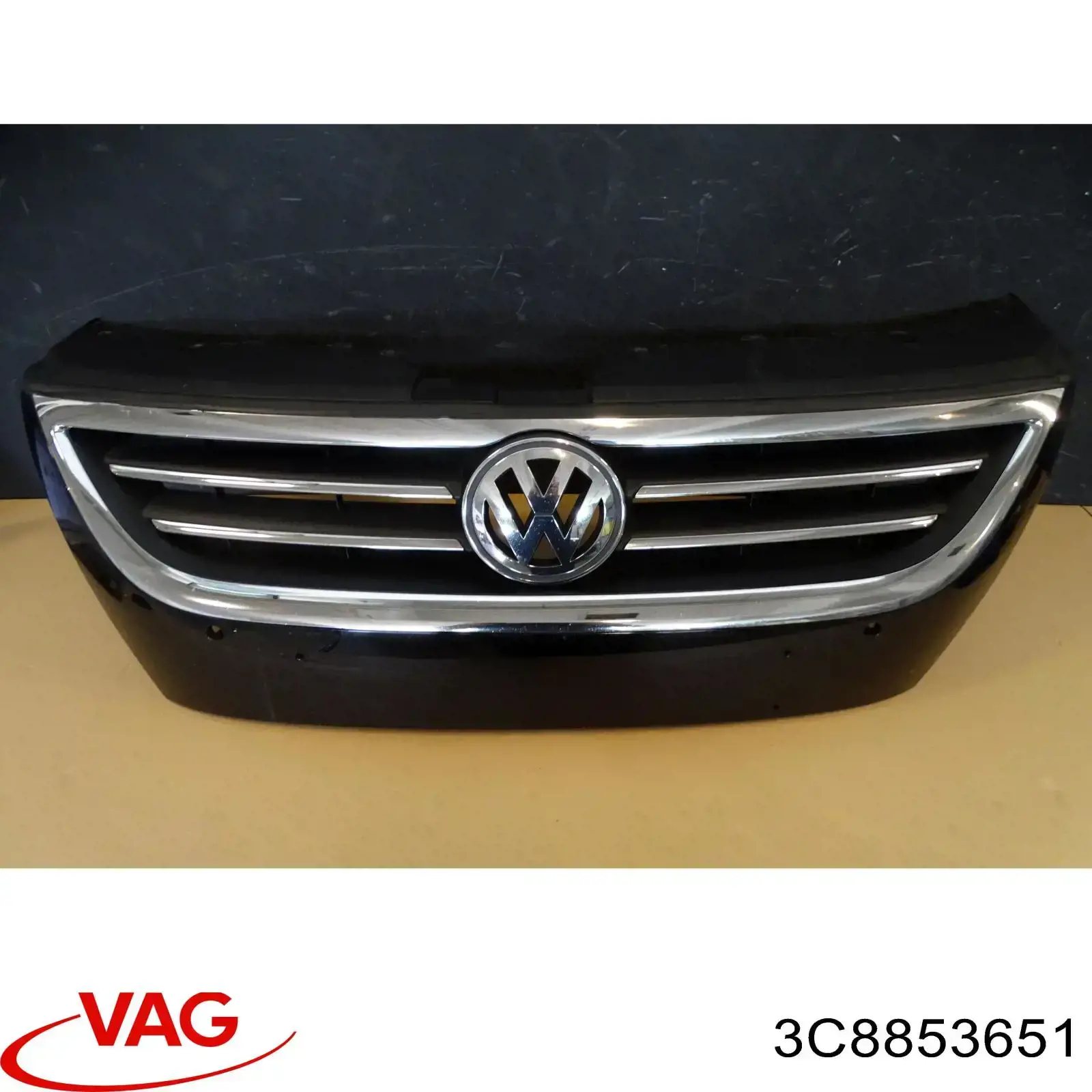 3C8853651 VAG Grelha do radiador