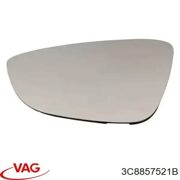 Elemento espelhado do espelho de retrovisão esquerdo VAG 3C8857521B preço, a partir de 24,08 USD
