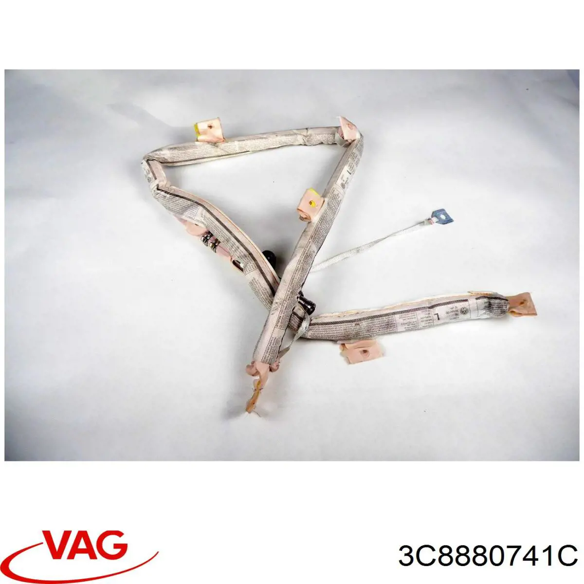 Cinto de segurança (AIRBAG) de estore lateral esquerdo VAG 3C8880741C preço, a partir de 183,88 USD