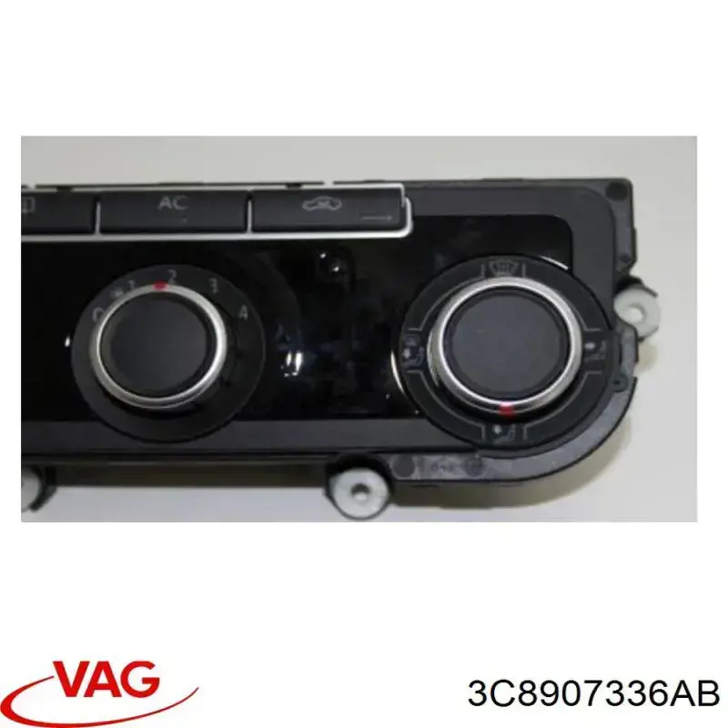 3C8907336AB VAG Unidade de controlo dos modos de aquecimento/condicionamento