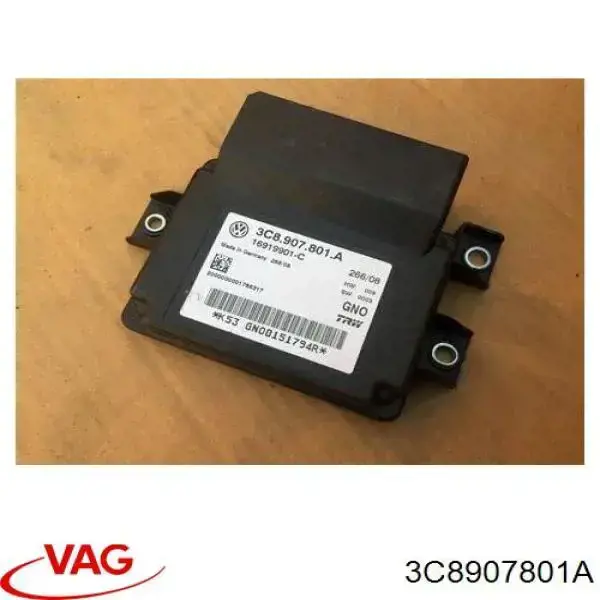 3C8907801C VAG Unidade de controlo (módulo) do freio de estacionamento eletromecânico