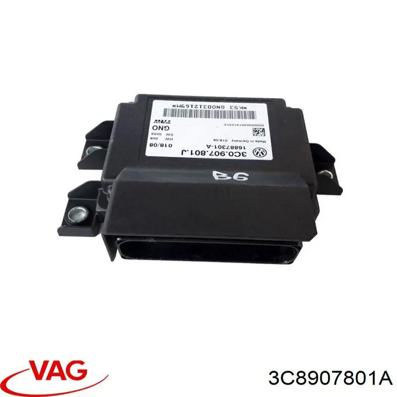 Compre 3C8907801A VAG Unidade de controlo (módulo) do freio de estacionamento eletromecânico