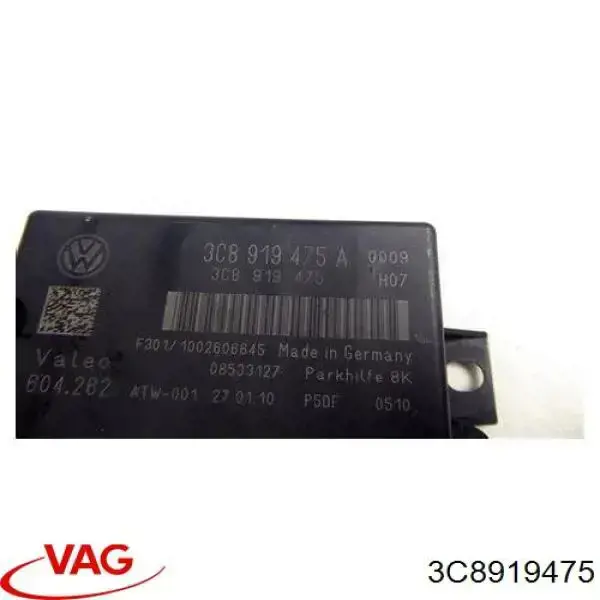 Módulo de direção (Centralina eletrônica) de sensor de estacionamento VAG 3C8919475 preço, a partir de 186,33 USD