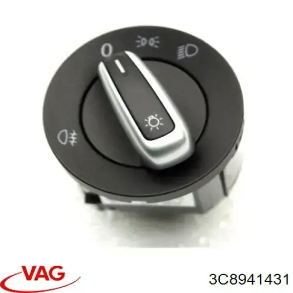 3C8941431 VAG Comutador das luzes no "painel de instrumentos"