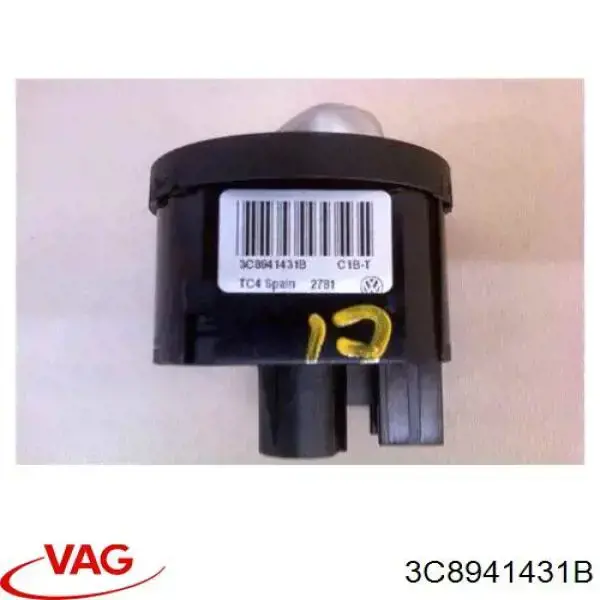 3C8941431B VAG Comutador das luzes no "painel de instrumentos"