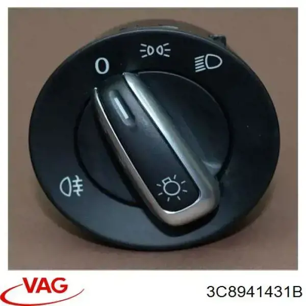 Comutador das luzes no "painel de instrumentos" VAG 3C8941431B preço, a partir de 27,18 USD