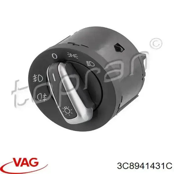 Comutador das luzes no "painel de instrumentos" VAG 3C8941431C preço, a partir de 47,67 USD