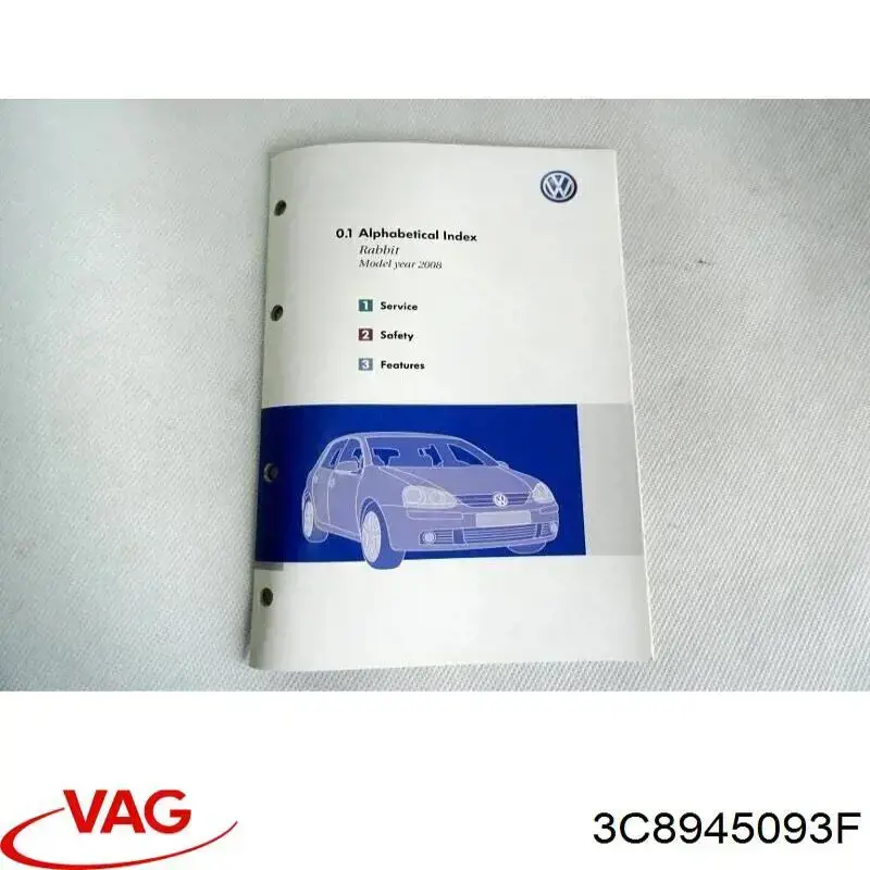 Compre 3C8945093F VAG Lanterna traseira esquerda interna