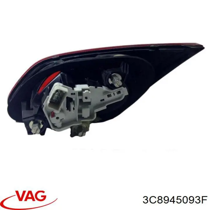 3C8945093F VAG Lanterna traseira esquerda interna