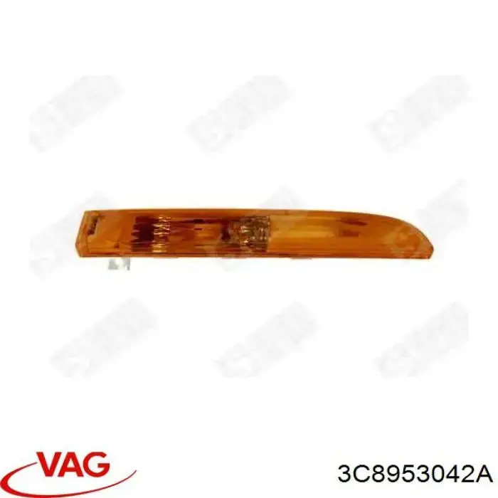 3C8953042A VAG Posição (pisca-pisca) no pára-choque, direita