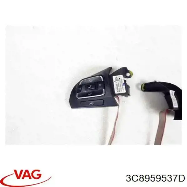 Unidade de interruptores de botão do volante de direção 3C8959537D VAG