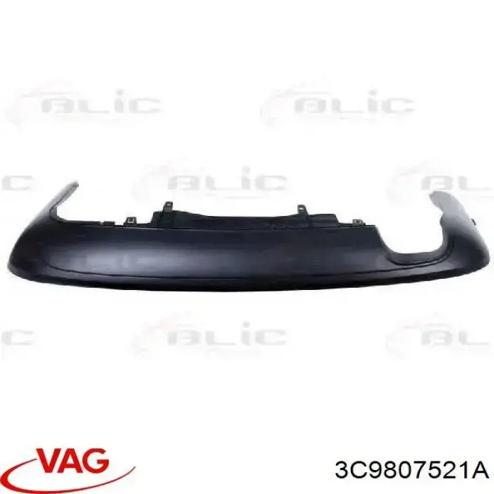 Spoiler do pára-choque traseiro VAG 3C9807521A preço, a partir de 144,78 USD