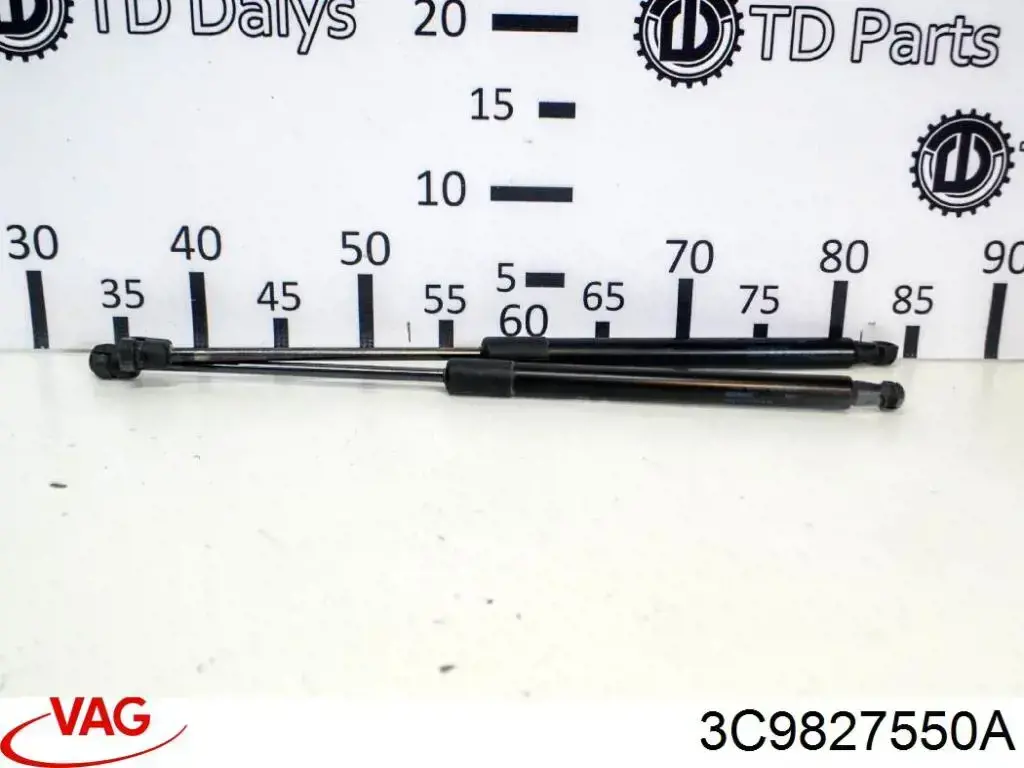 Compre 3C9827550A VAG Amortecedor de tampa de porta-malas (de 3ª/5ª porta traseira)